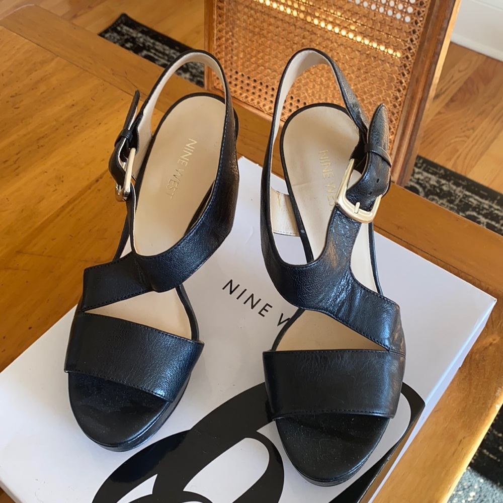 Nine West Heeled Sandals- worn once